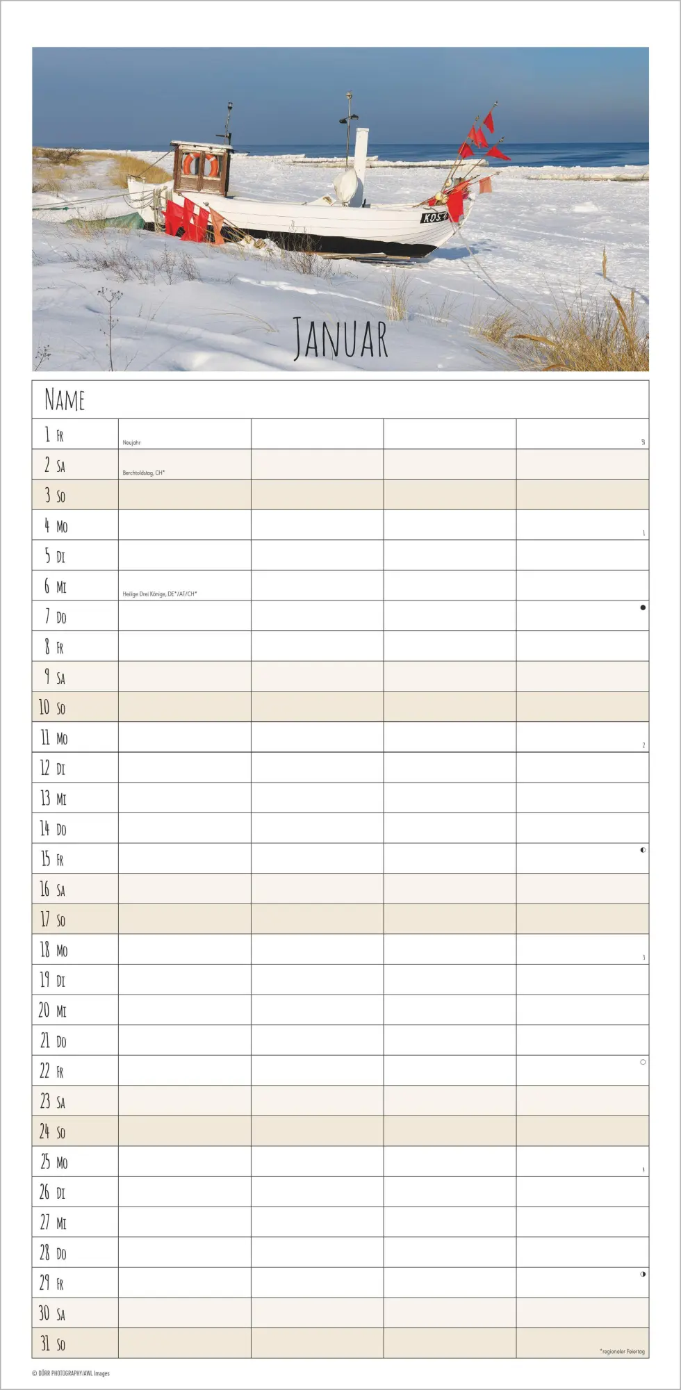 Bild: 4069095010772 | Seeblicke 2027 | Neumann Verlage GmbH &amp; Co KG | Kalender | Ringheftung