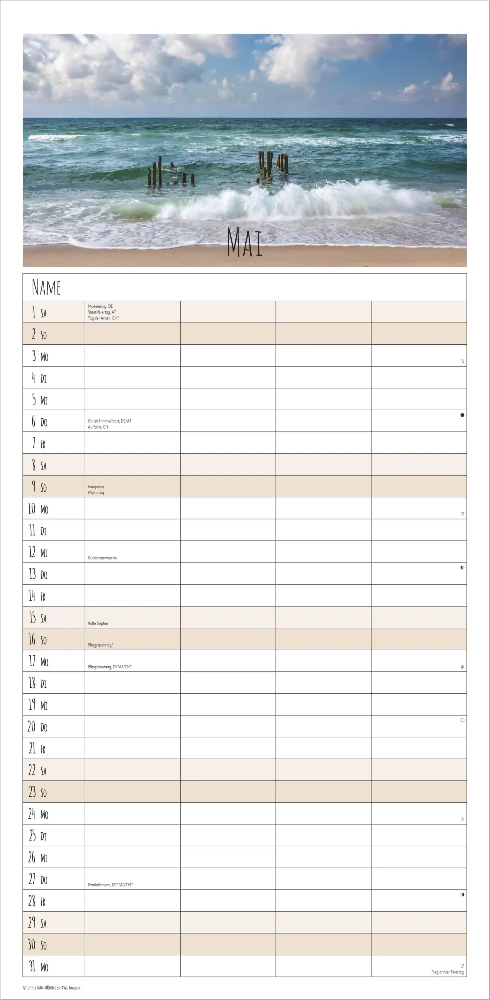 Bild: 4069095010772 | Seeblicke 2027 | Neumann Verlage GmbH &amp; Co KG | Kalender | Ringheftung