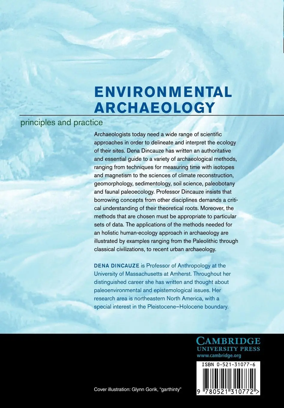 Rückseite: 9780521310772 | Environmental Archaeology | Principles and Practice | Dincauze | Buch