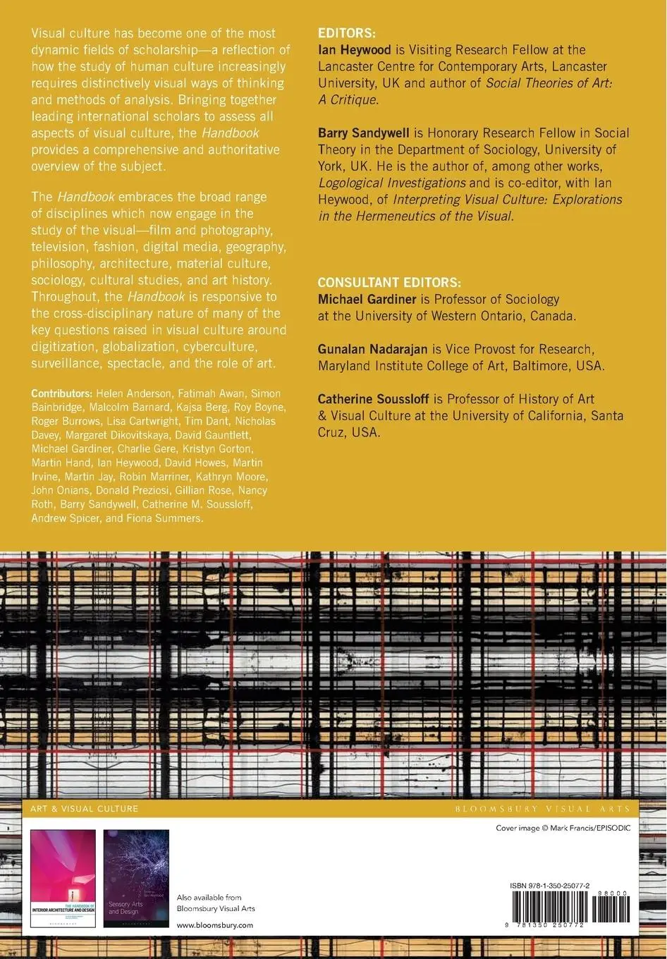 Rückseite: 9781350250772 | The Handbook of Visual Culture | Ian Heywood (u. a.) | Taschenbuch