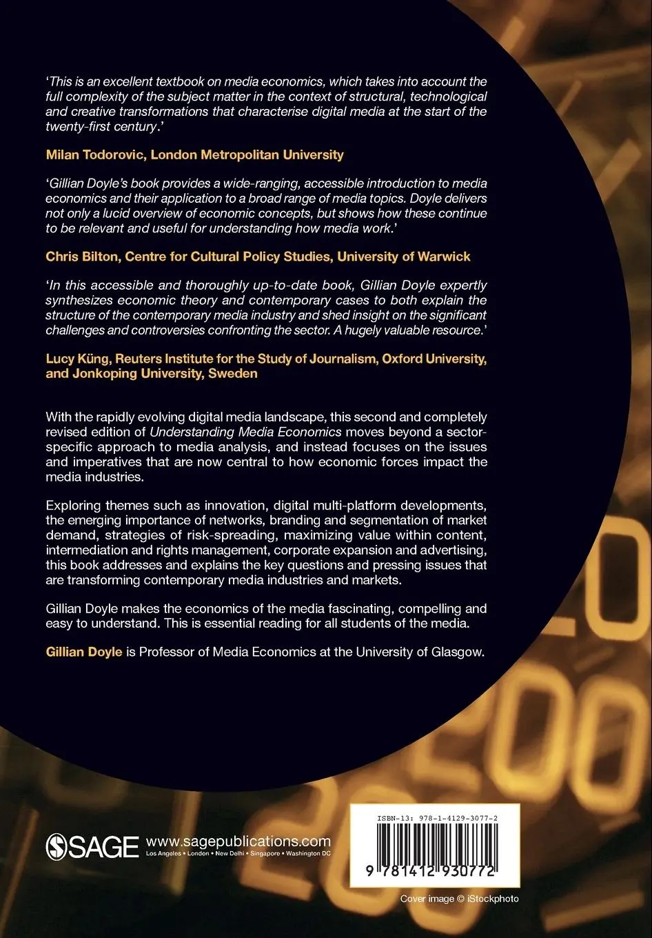 Rückseite: 9781412930772 | Understanding Media Economics | Gillian Doyle | Taschenbuch | Englisch