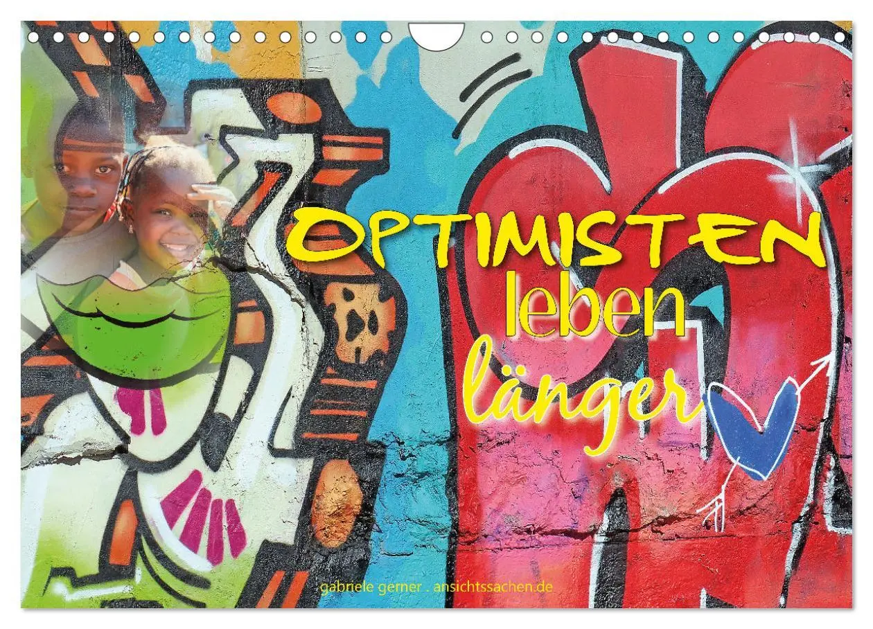 Cover: 9783457380772 | Optimisten leben länger (Wandkalender 2026 DIN A4 quer), CALVENDO...