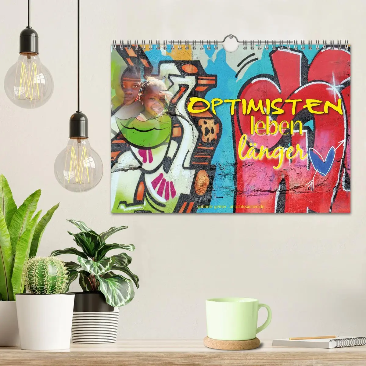 Bild: 9783457380772 | Optimisten leben länger (Wandkalender 2026 DIN A4 quer), CALVENDO...