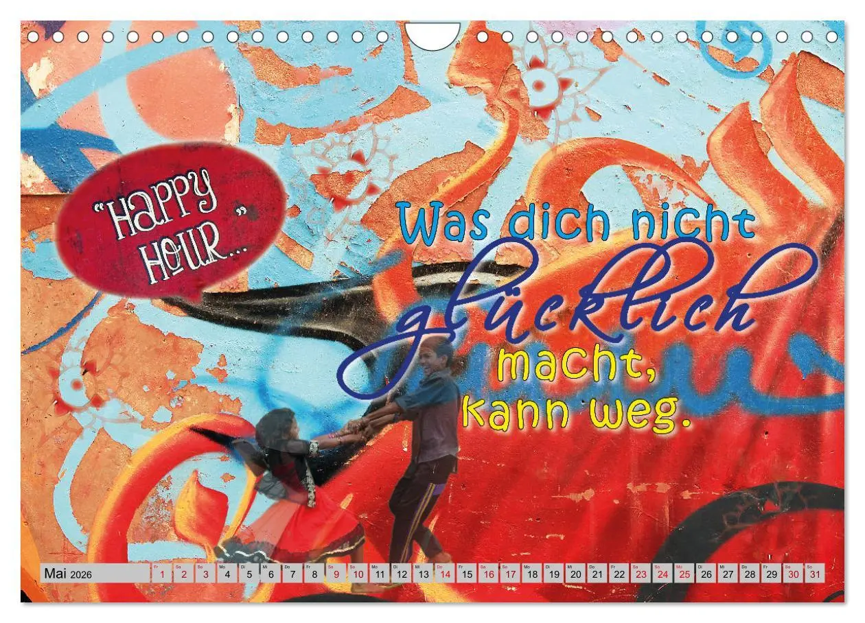 Bild: 9783457380772 | Optimisten leben länger (Wandkalender 2026 DIN A4 quer), CALVENDO...