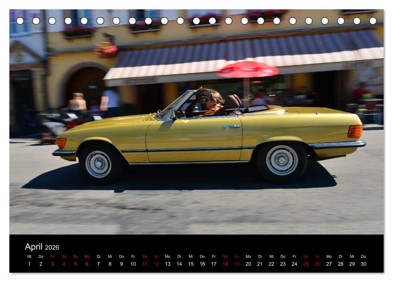 Bild: 9783457900772 | Mercedes SL W107 - zeitlose Eleganz (Tischkalender 2026 DIN A5...