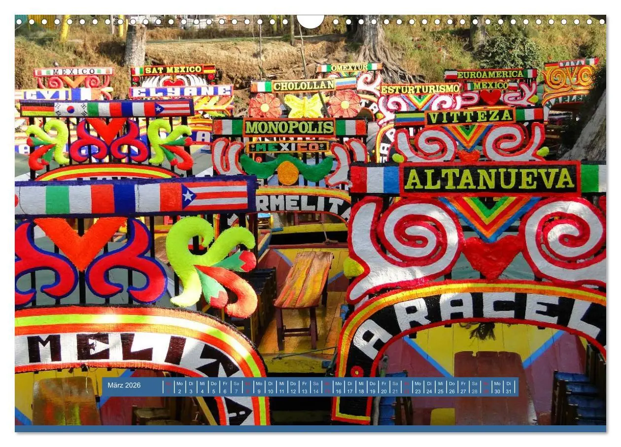 Bild: 9783516160772 | Mexiko - Land der Farben (Wandkalender 2026 DIN A3 quer), CALVENDO...