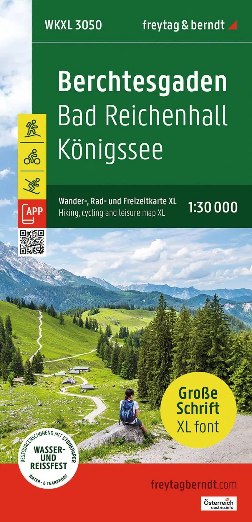 Cover: 9783707920772 | freytag &amp; berndt Wanderkarte WKXL 3050 Berchtesgaden XL, Bad...