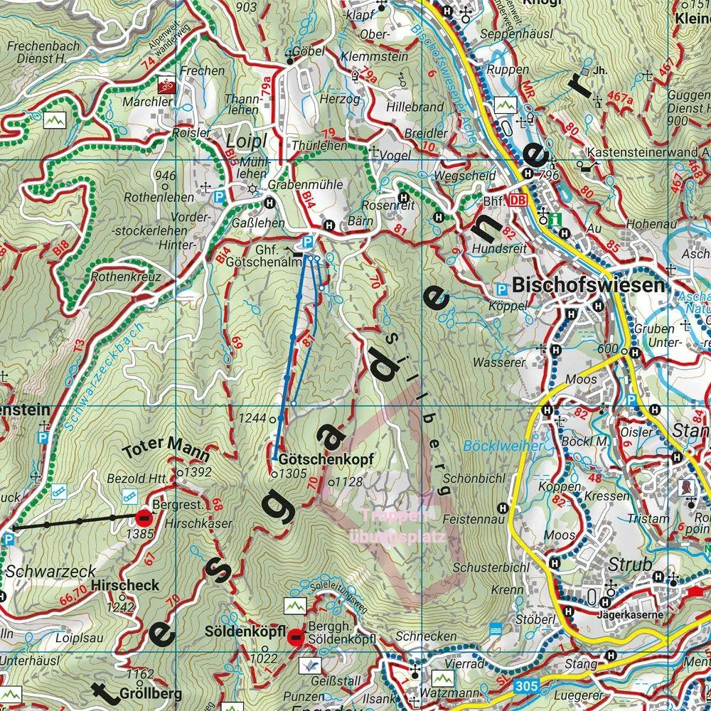 Bild: 9783707920772 | freytag &amp; berndt Wanderkarte WKXL 3050 Berchtesgaden XL, Bad...