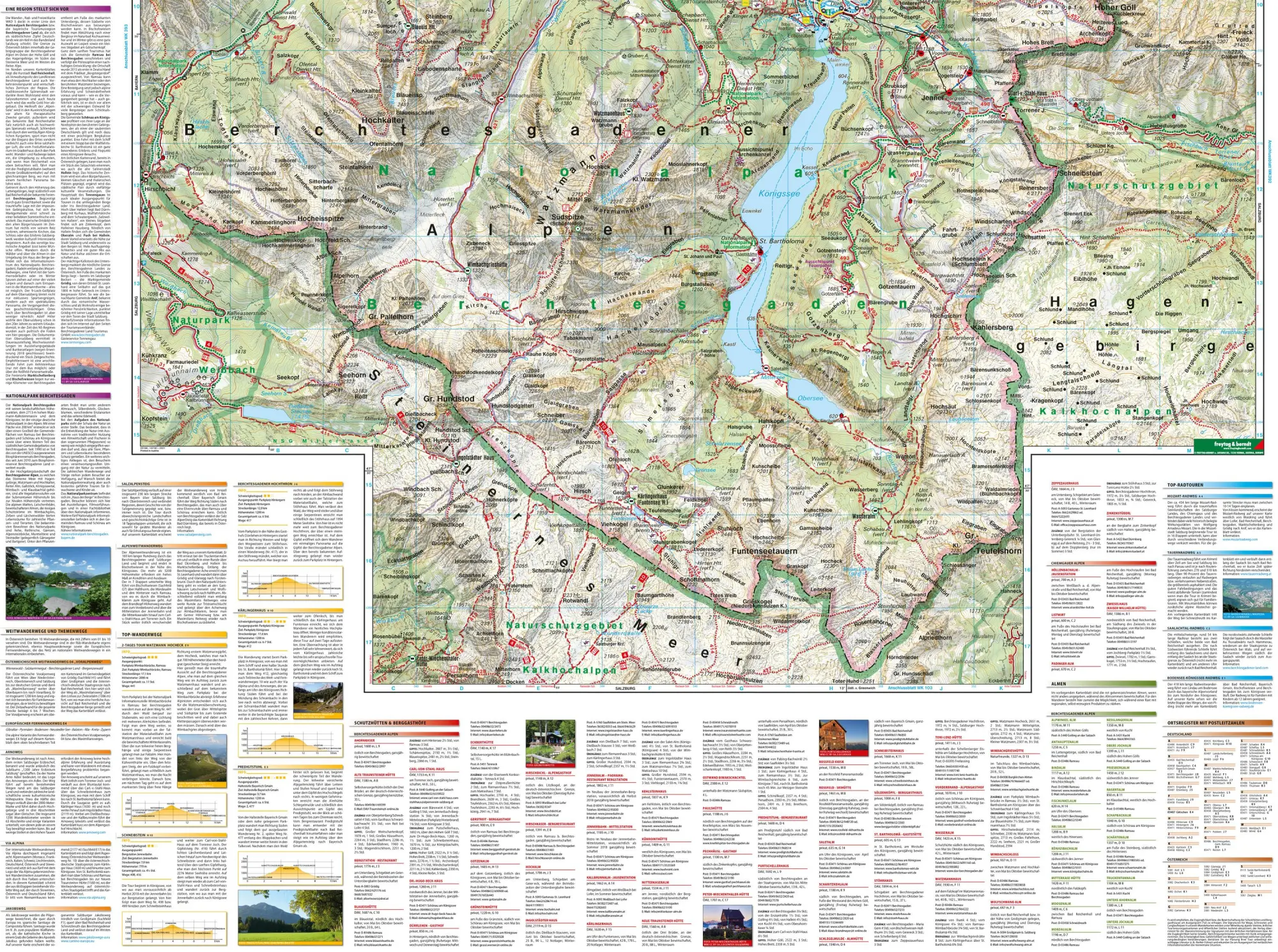 Bild: 9783707920772 | freytag &amp; berndt Wanderkarte WKXL 3050 Berchtesgaden XL, Bad...