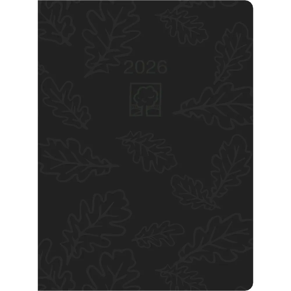 Cover: 4069095000872 | Zettler Taschenkalender 1T/1S anthrazit Blauer Engel 2026 - Timer...