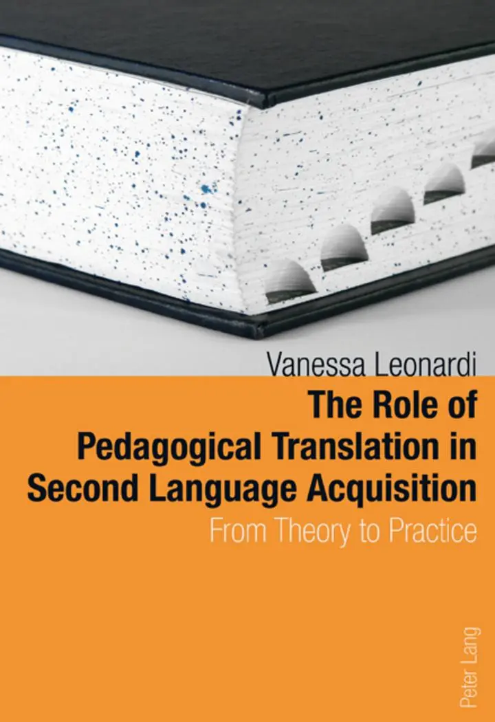 Cover: 9783034300872 | The Role of Pedagogical Translation in Second Language Acquisition