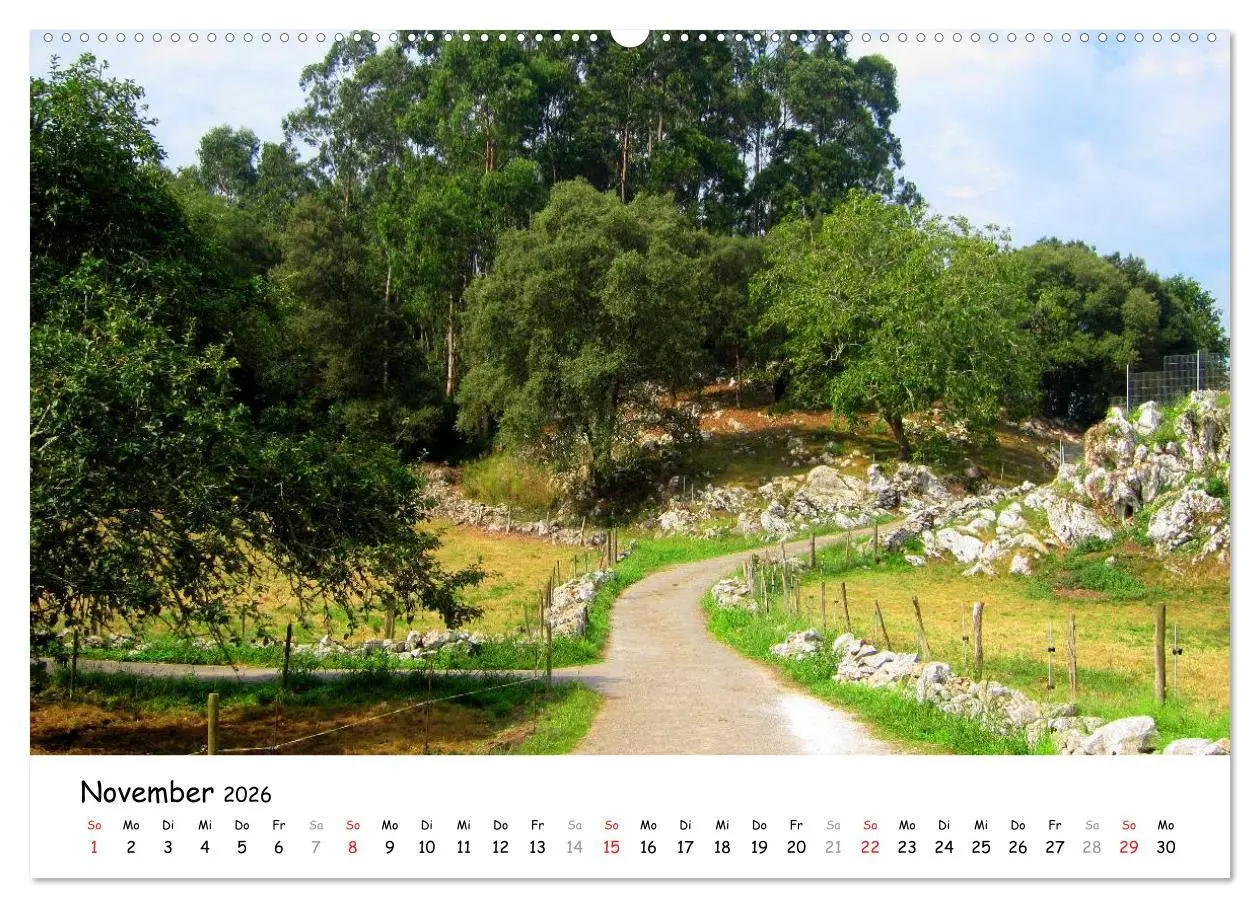 Bild: 9783516080872 | Camino del norte - Küstenweg (Wandkalender 2026 DIN A2 quer),...