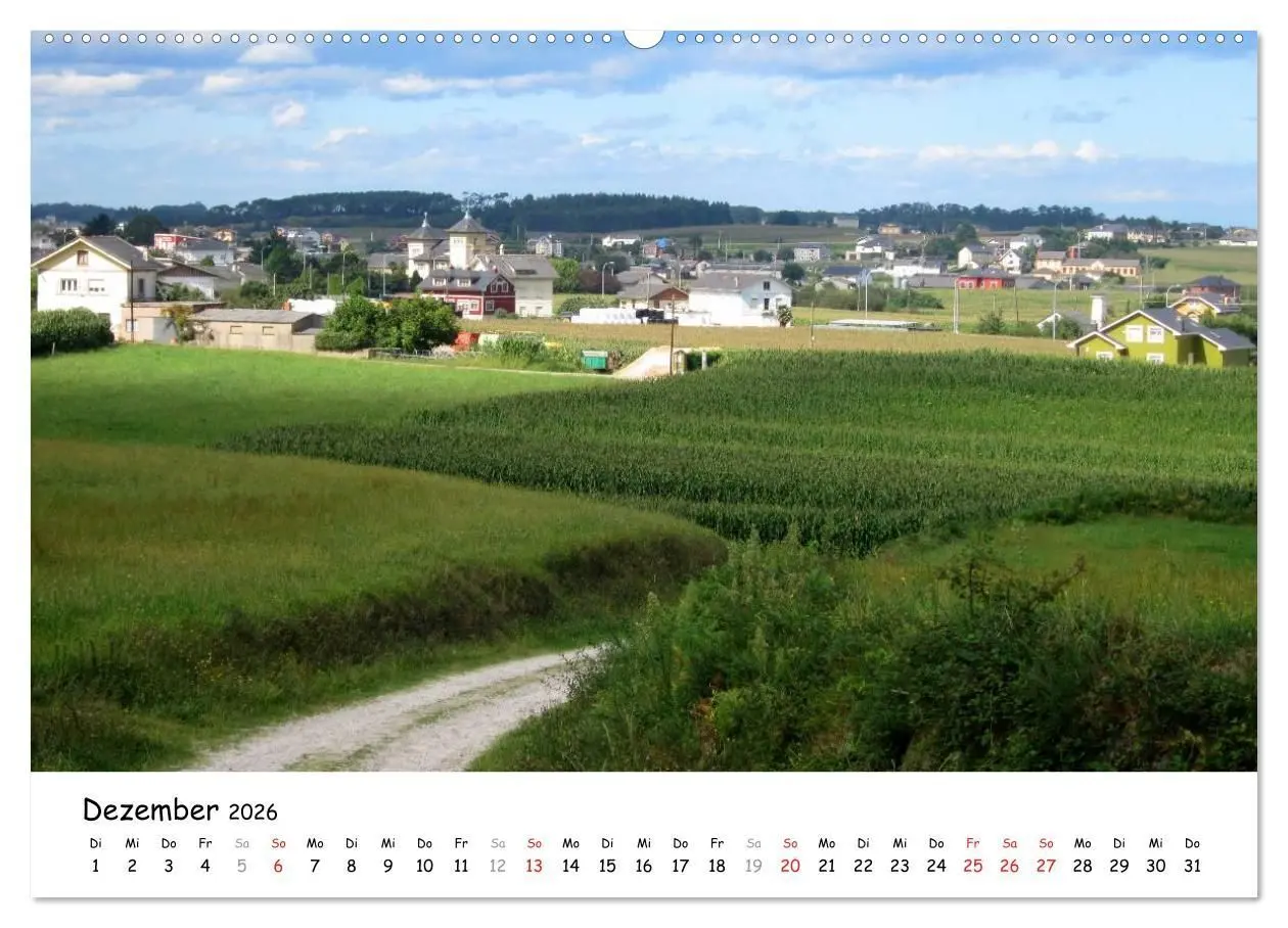 Bild: 9783516080872 | Camino del norte - Küstenweg (Wandkalender 2026 DIN A2 quer),...