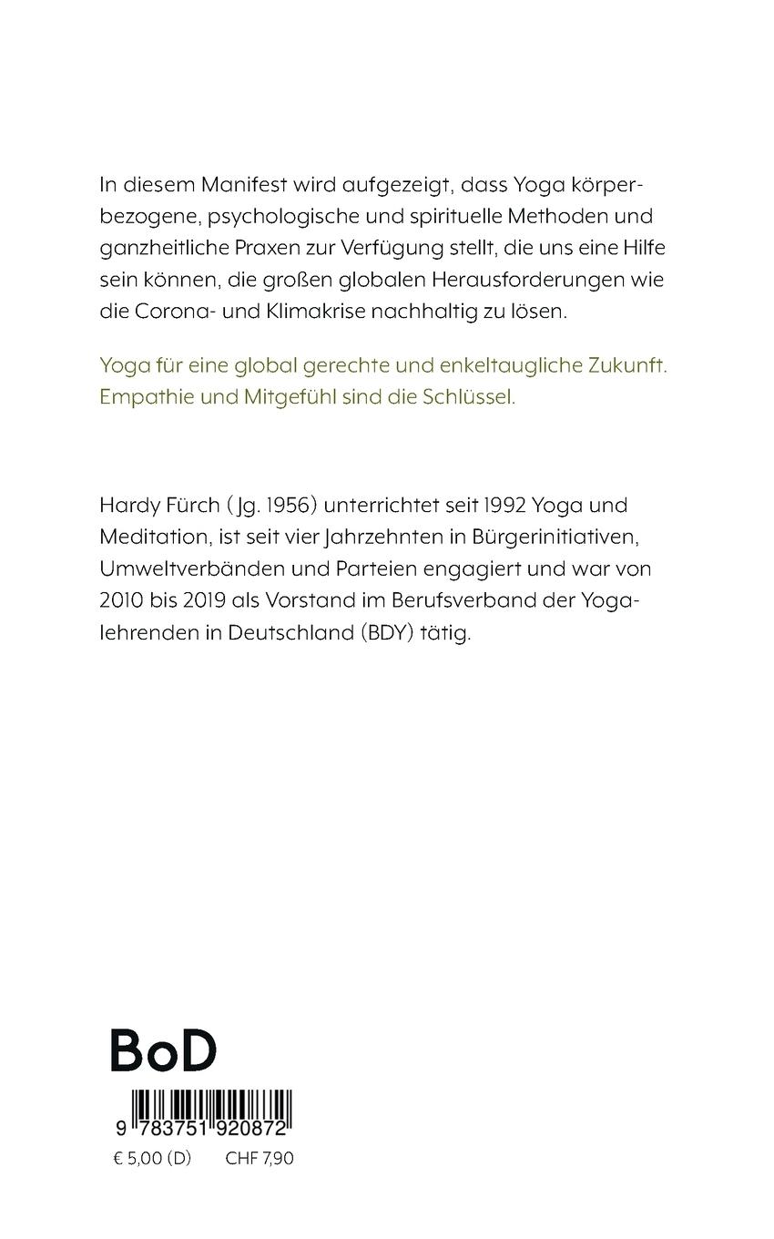 Rückseite: 9783751920872 | Yoga for Future | Yoga in Zeiten der Corona- und Klimakrise | Fürch