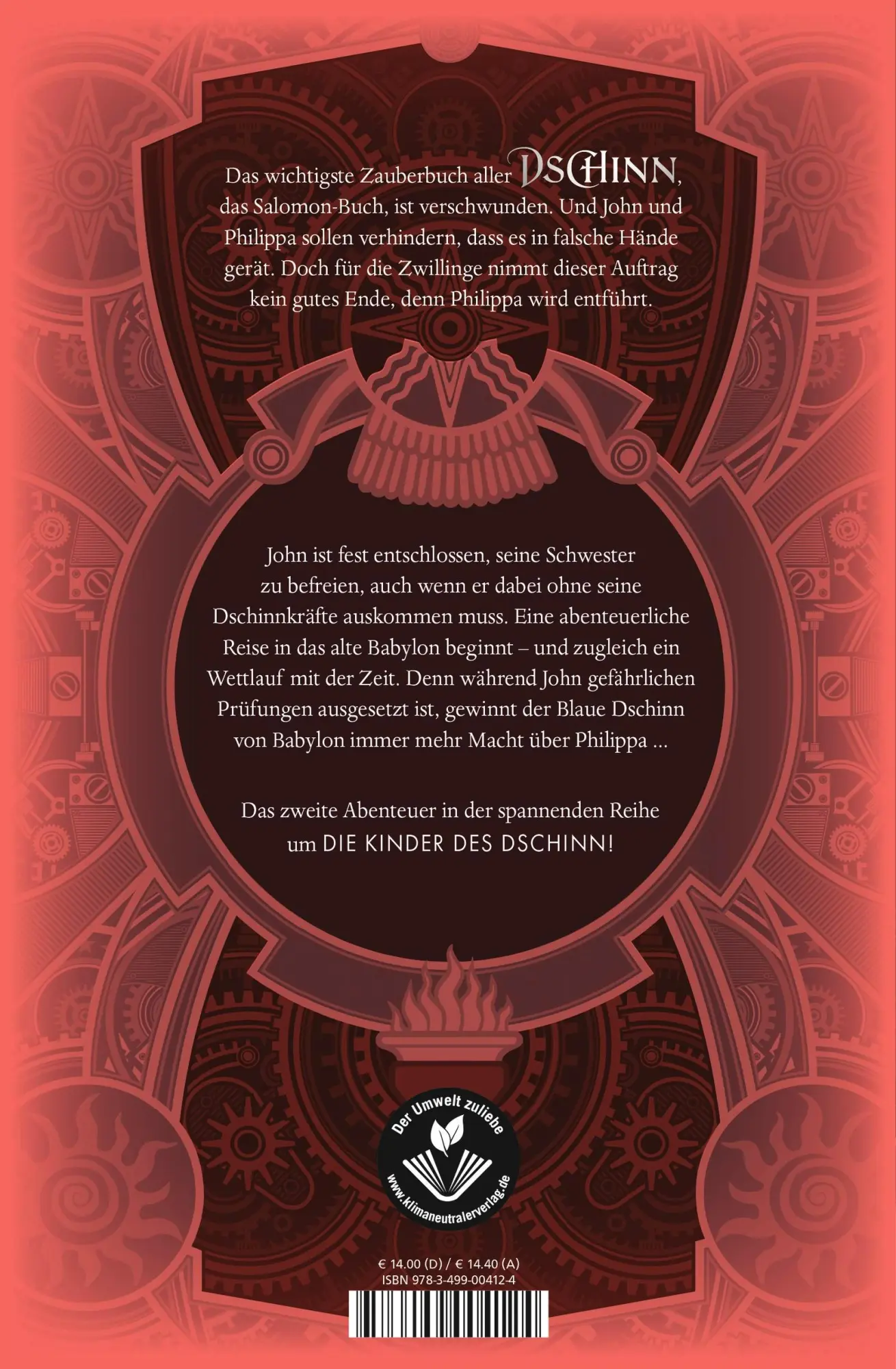 Rückseite: 9783757100872 | Die Kinder des Dschinn: Gefangen im Palast von Babylon | P. B. Kerr