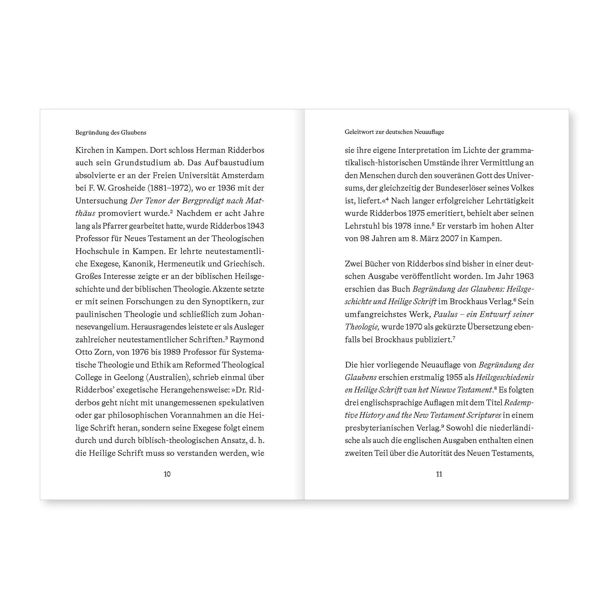 Bild: 9783986650872 | Begründung des Glaubens | Heilsgeschichte und Heilige Schrift | Buch