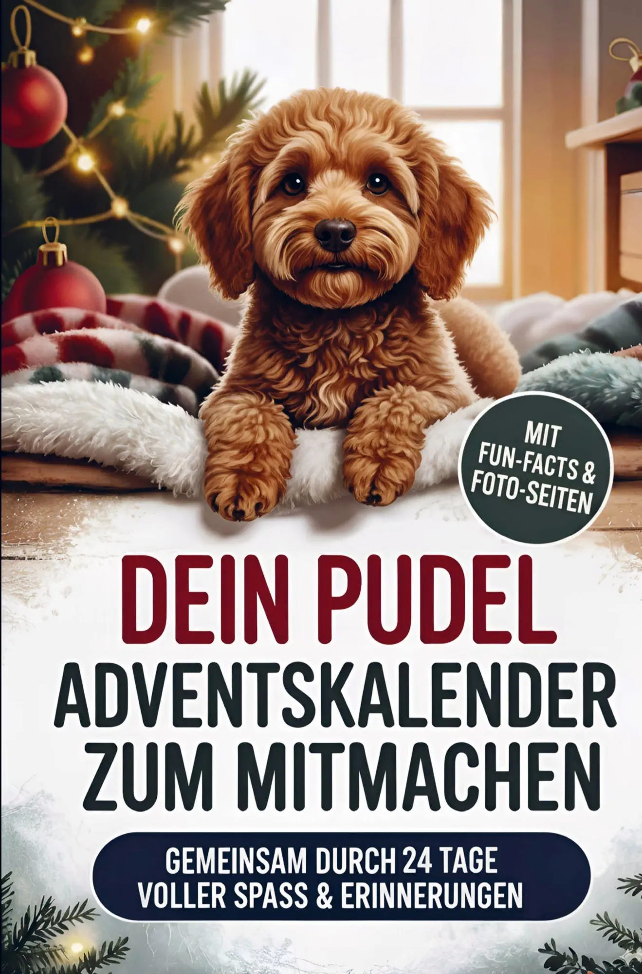 Cover: 9789403830872 | DEIN Pudel Adventskalender zum Mitmachen: | Nina Fellbach | Buch