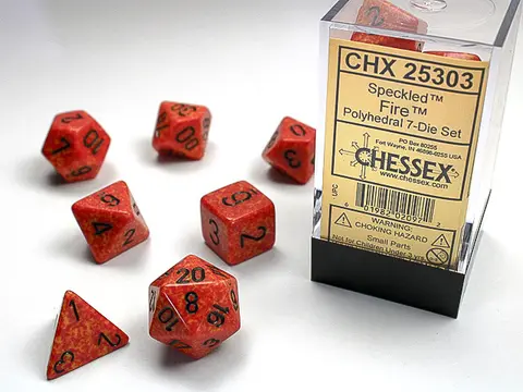Cover: 601982020972 | Speckled® Polyhedral Fire 7-Die Set | deutsch | Chessex