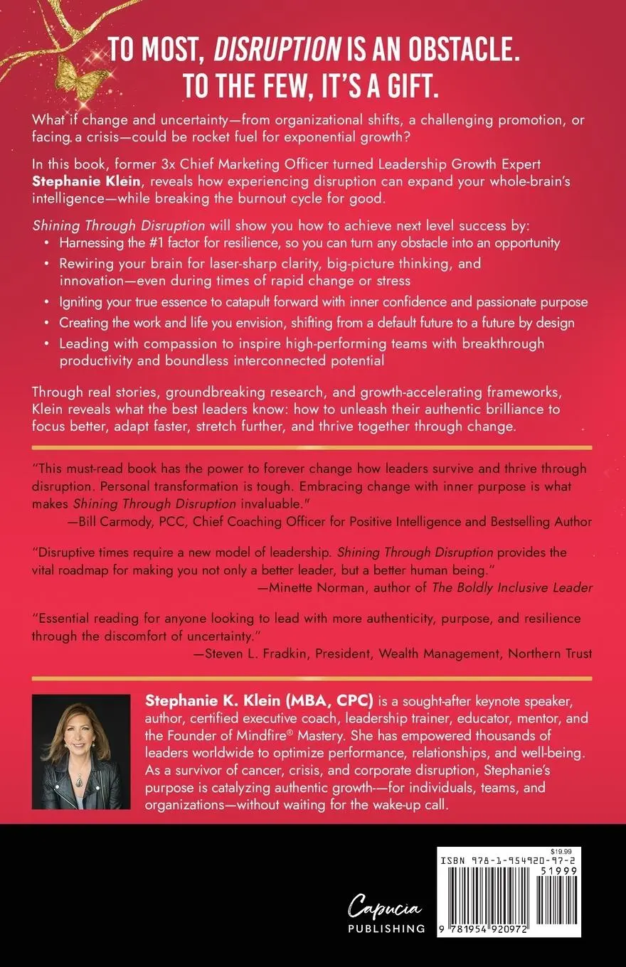 Rückseite: 9781954920972 | Shining Through Disruption | Stephanie K. Klein | Taschenbuch | 2024