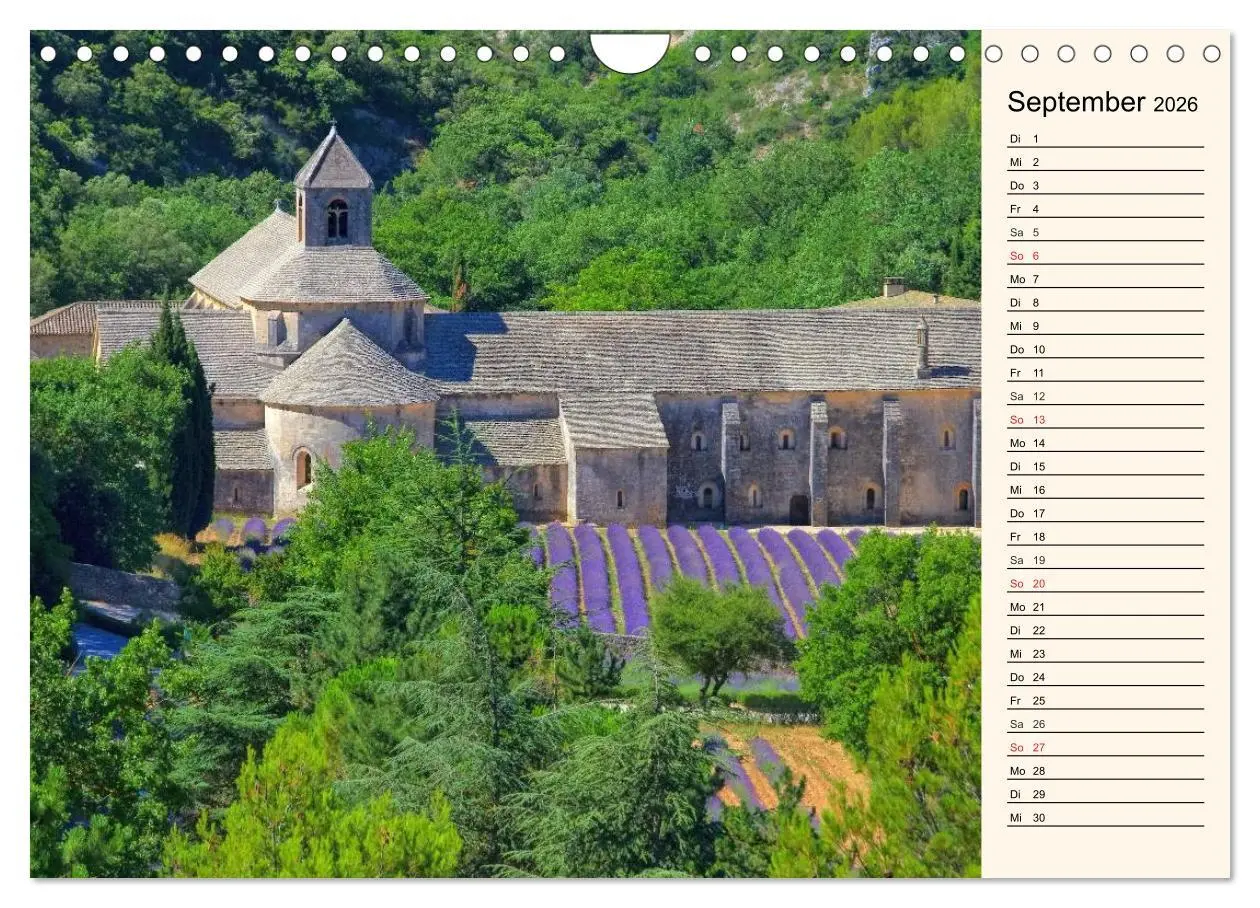 Bild: 9783457980972 | Verzaubernde Provence (Wandkalender 2026 DIN A4 quer), CALVENDO...