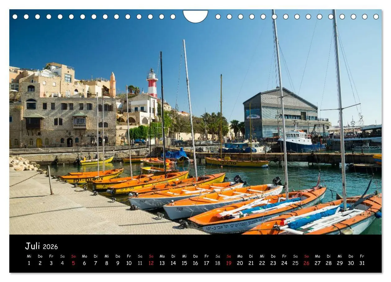 Bild: 9783516070972 | Israel - eindrucksvoll, anders, schön! (Wandkalender 2026 DIN A4...