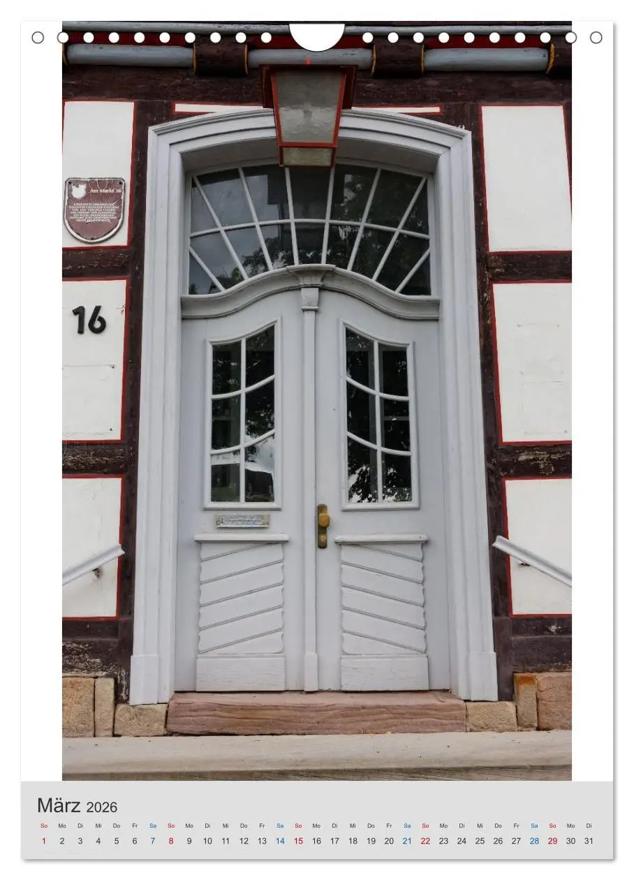 Bild: 9783516690972 | Bad Hersfelder Türen (Wandkalender 2026 DIN A4 hoch), CALVENDO...