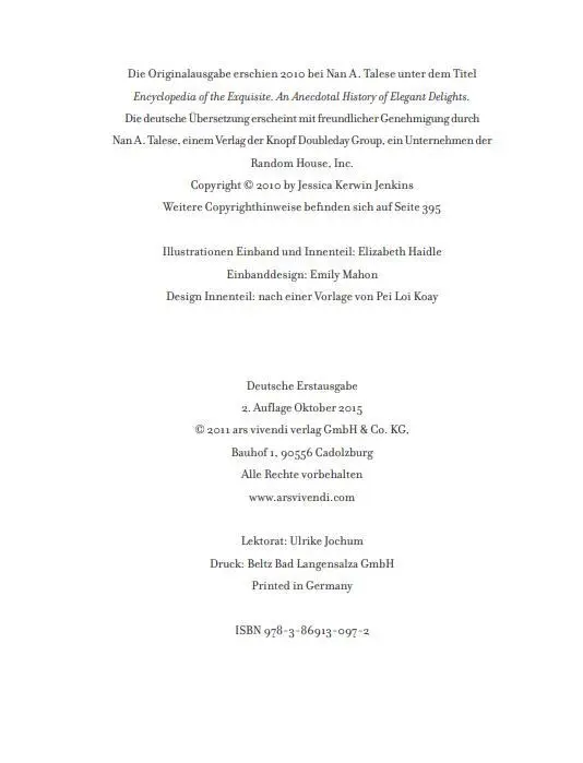 Bild: 9783869130972 | Enzyklopädie des Exquisiten | Aus Freude am Erlesenen | Jenkins | Buch