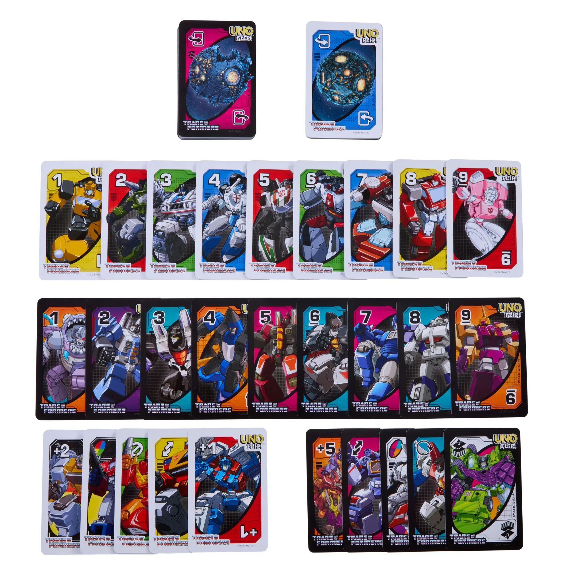 Bild: 194735231072 | UNO Flip! Transformers | Spiel | HXJ49 | Deutsch | 2024 | Mattel GmbH