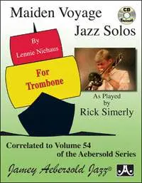 Cover: 635621501072 | Maiden Voyage Vol. 54 Trombone Solos | Lennie Niehaus | Buch + CD
