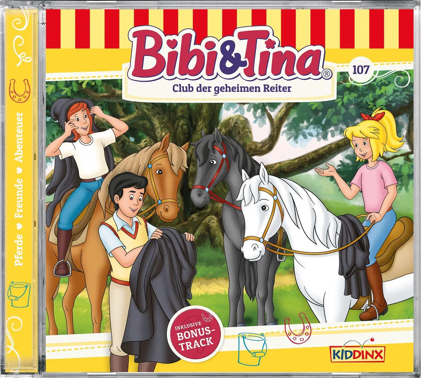 Cover: 4001504221072 | Folge 107:Club der geheimen Reiter | Bibi &amp; Tina | Audio-CD | CD