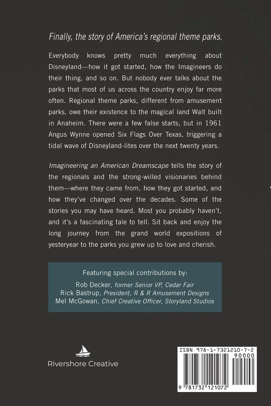 Rückseite: 9781732121072 | Imagineering an American Dreamscape | Barry R Hill | Taschenbuch