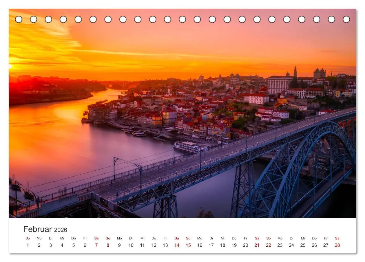 Bild: 9783457561072 | Porto - Eine Liebeserklärung (Tischkalender 2026 DIN A5 quer),...