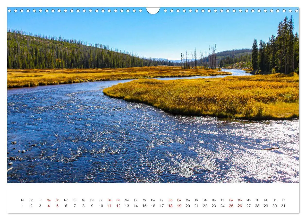 Bild: 9783457631072 | Im Farbenspiel des Yellowstone Natl. Park (Wandkalender 2026 DIN A3...