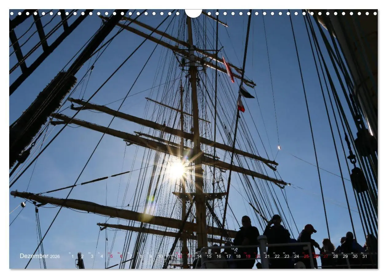 Bild: 9783457871072 | Segelschiffe auf der Elbe (Wandkalender 2026 DIN A3 quer), CALVENDO...