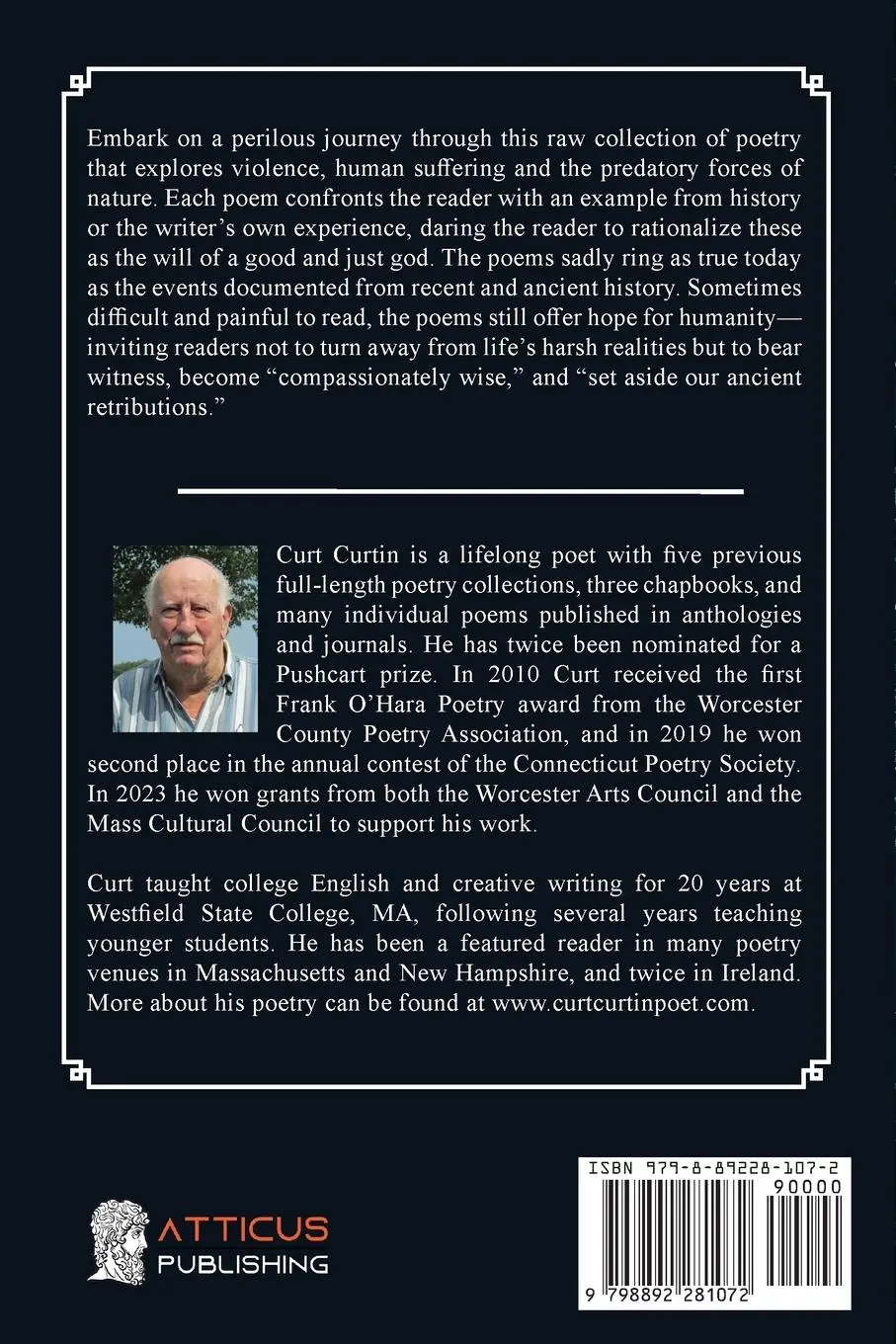 Rückseite: 9798892281072 | In Our Name | Poems | Curt G. Curtin | Taschenbuch | Englisch | 2024