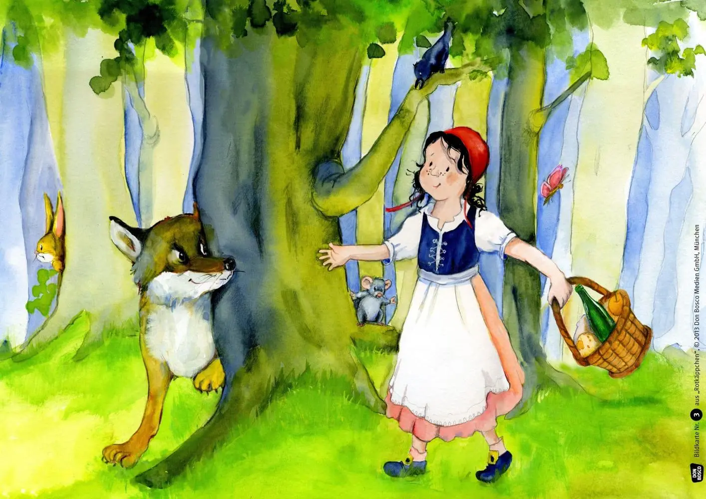 Bild: 4260179511172 | Rotkäppchen. Kamishibai Bildkartenset. | Petra Lefin | Box | 13 S.