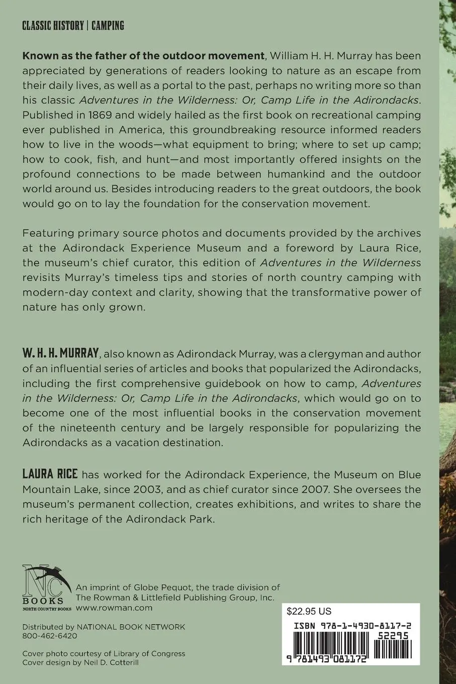 Rückseite: 9781493081172 | Adventures in the Wilderness | Or, Camp Life in the Adirondacks | Buch