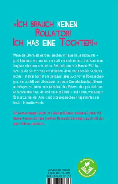 Rückseite: 9783426791172 | Jünger wären mir die Alten lieber | Monika Bittl | Taschenbuch | 2021