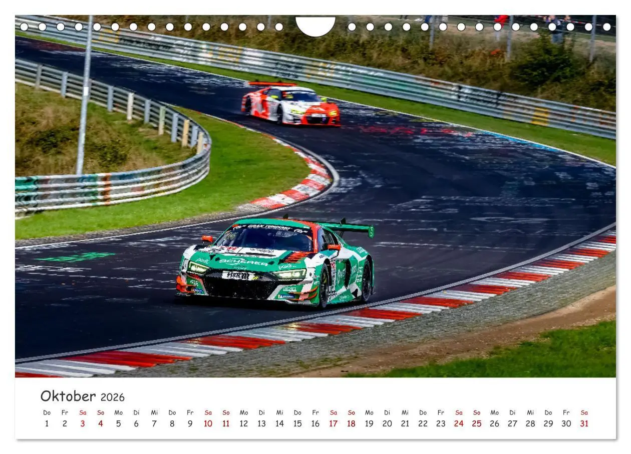 Bild: 9783457551172 | Nüburgring Langstrecken Serie 2026 (Wandkalender 2026 DIN A4 quer),...