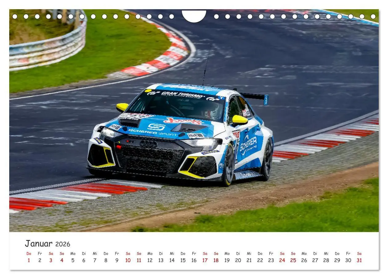 Bild: 9783457551172 | Nüburgring Langstrecken Serie 2026 (Wandkalender 2026 DIN A4 quer),...