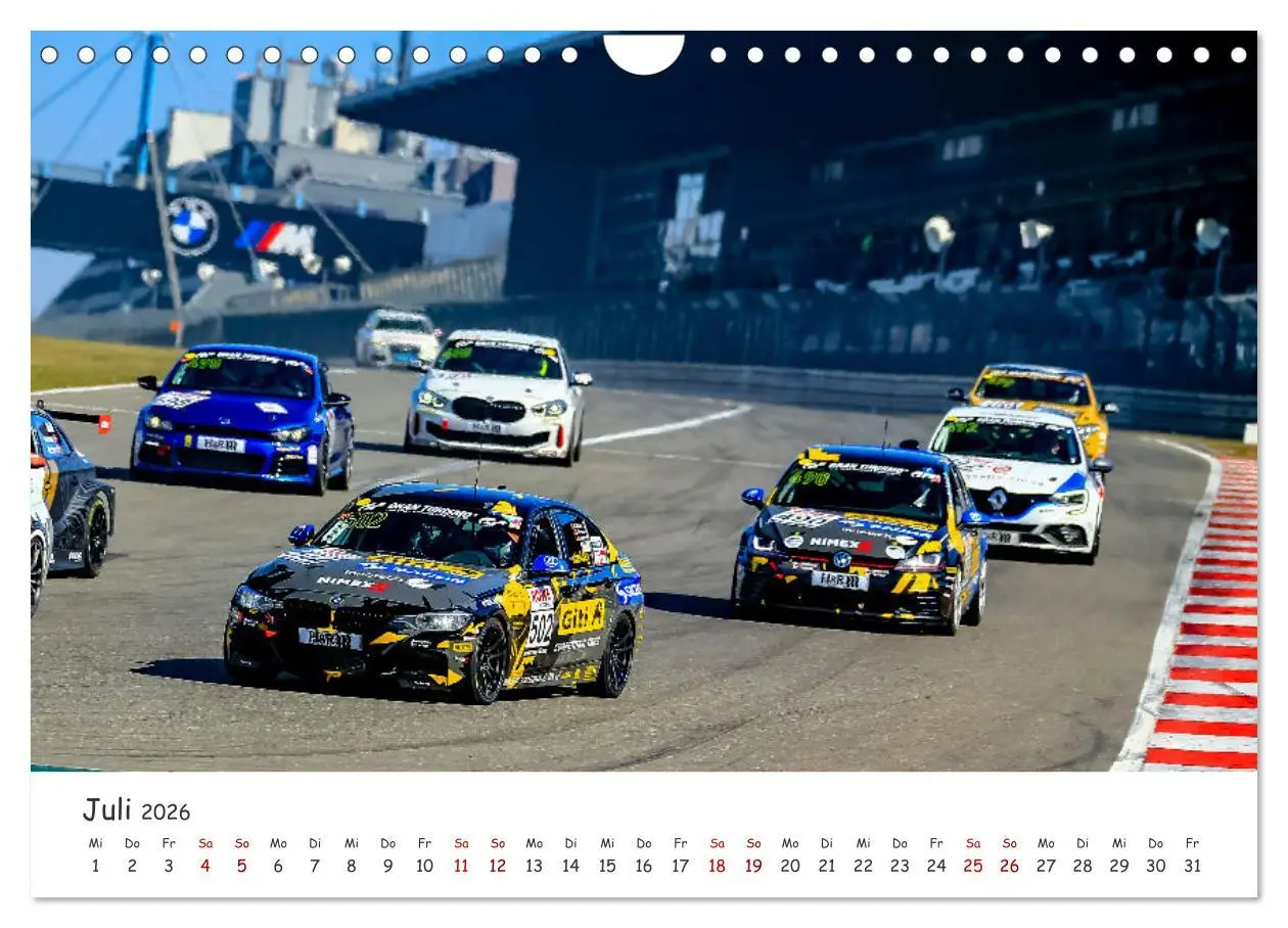 Bild: 9783457551172 | Nüburgring Langstrecken Serie 2026 (Wandkalender 2026 DIN A4 quer),...