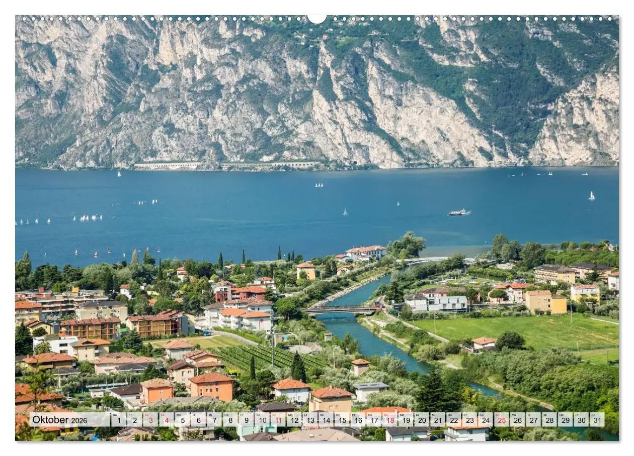 Bild: 9783516021172 | WUNDERBARER GARDASEE Riva del Garda und Torbole (Wandkalender 2026...