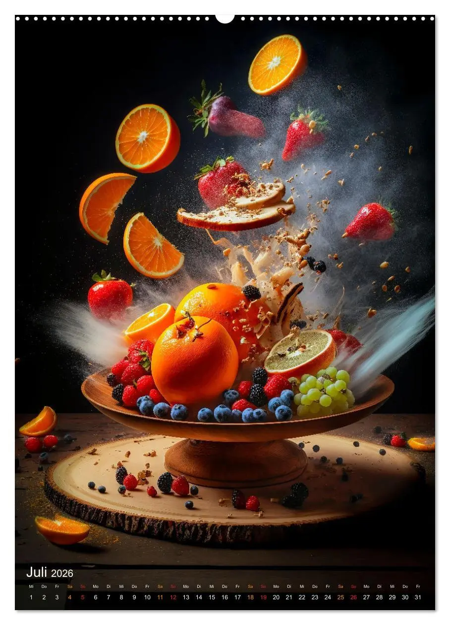 Bild: 9783516331172 | Desserts - Süße Köstlichkeiten zum Dahinschmelzen (Wandkalender...