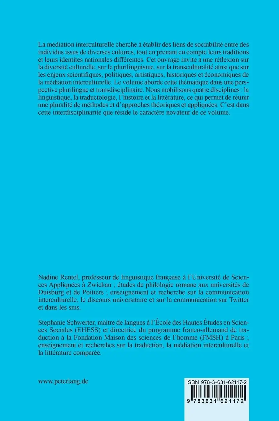 Rückseite: 9783631621172 | Défis et enjeux de la médiation interculturelle | Schwerter (u. a.)