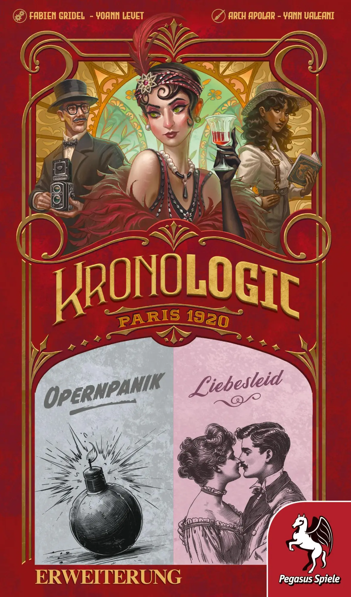 Bild: 4250231741272 | Kronologic - Paris 1920: Liebesleid &amp; Opernpanik [Erweiterung] | Spiel