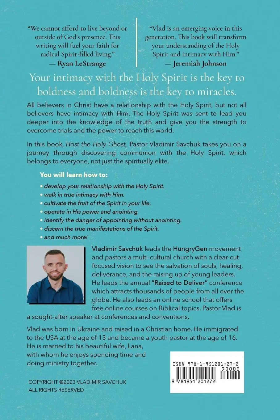 Rückseite: 9781951201272 | Host the Holy Ghost | Vladimir Savchuk | Taschenbuch | Englisch | 2023