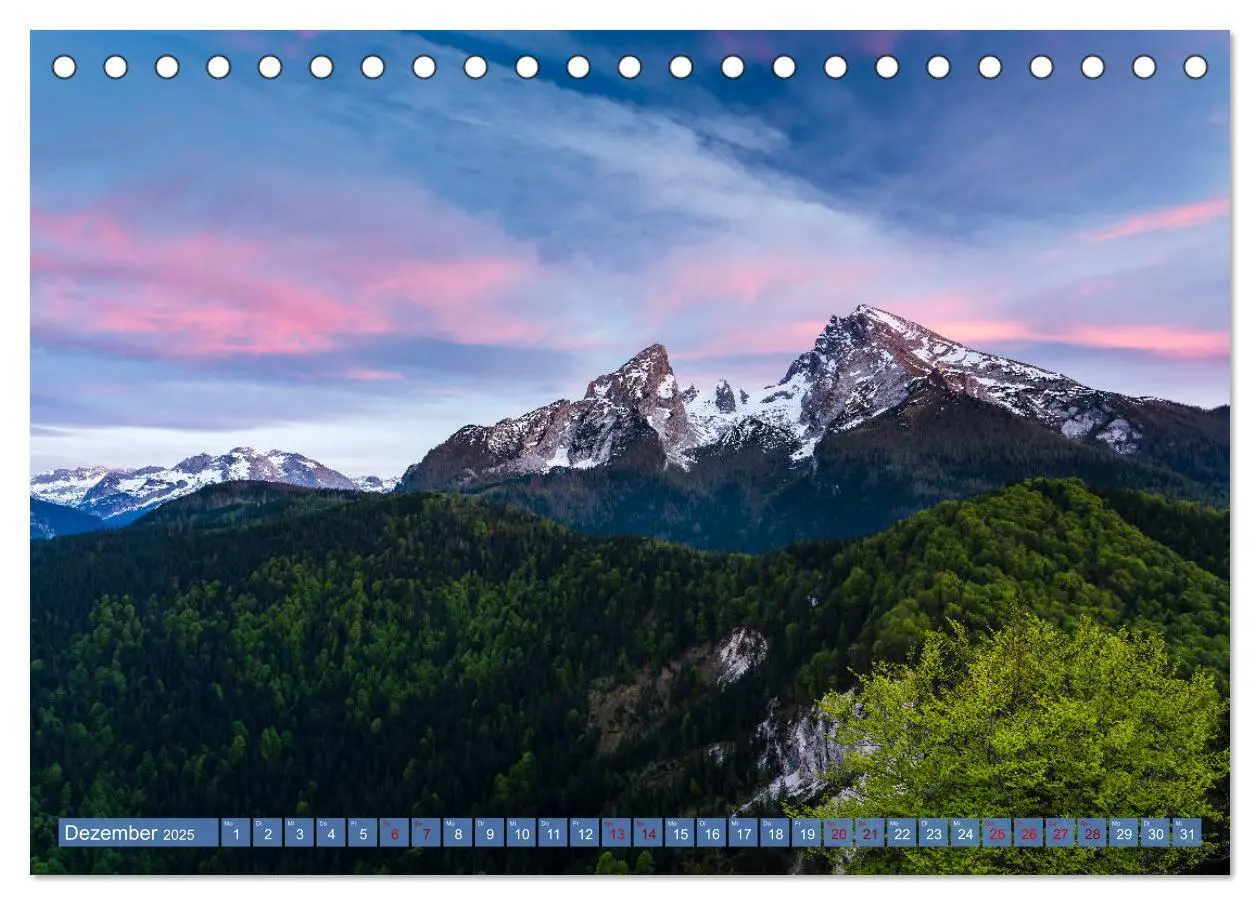 Bild: 9783435451272 | Unterwegs im Berchtesgadener Land 2025 (Tischkalender 2025 DIN A5...