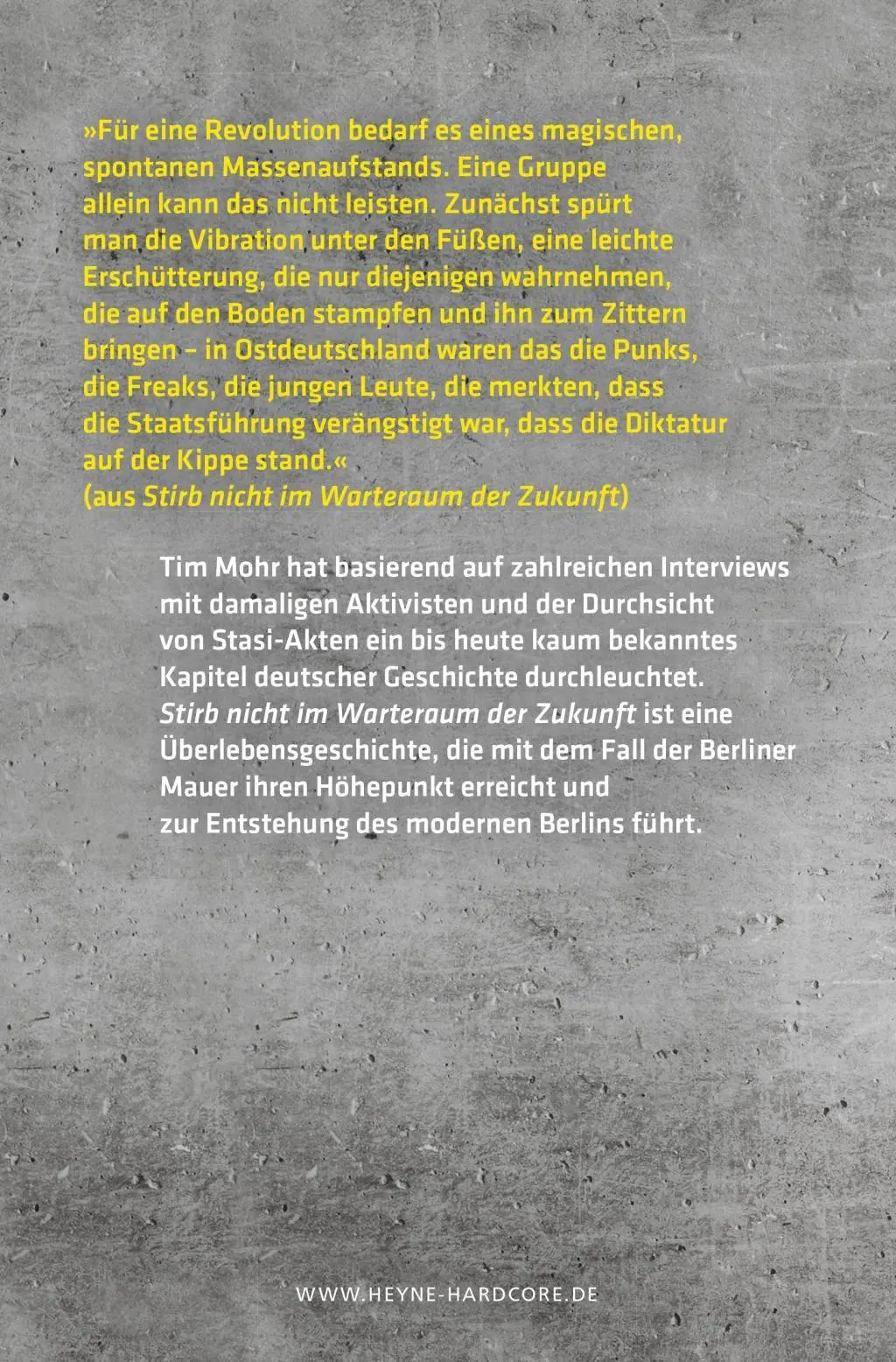 Bild: 9783453271272 | Stirb nicht im Warteraum der Zukunft | Tim Mohr | Buch | 560 S. | 2017