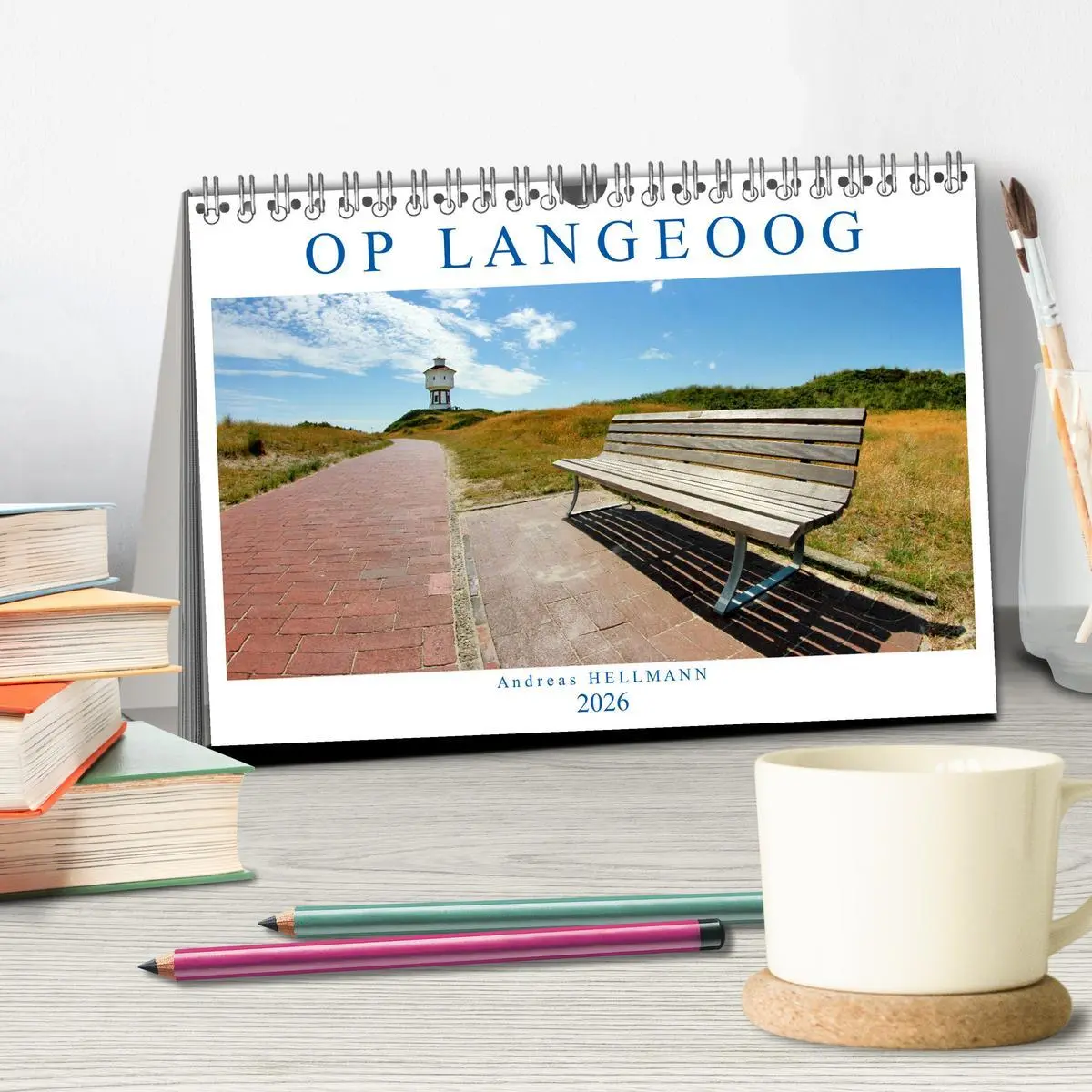 Bild: 9783457781272 | OP LANGEOOG (Tischkalender 2026 DIN A5 quer), CALVENDO Monatskalender