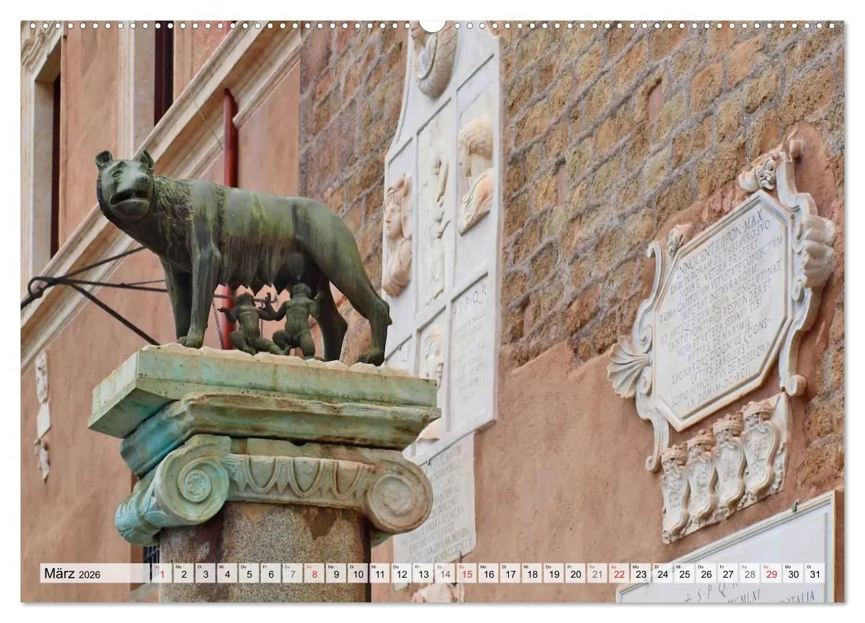 Bild: 9783516181272 | Historische Stadt am Tiber ROM (hochwertiger Premium Wandkalender...